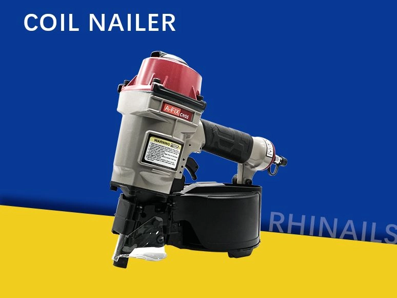 Rhinails pistola de clavos de bobina neumática de 20 grados