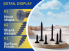 Rhinails Recolección de tornillos de yeso premium - acero al carbono 1022A, tamaños de 16-50 mm para una instalación rápida