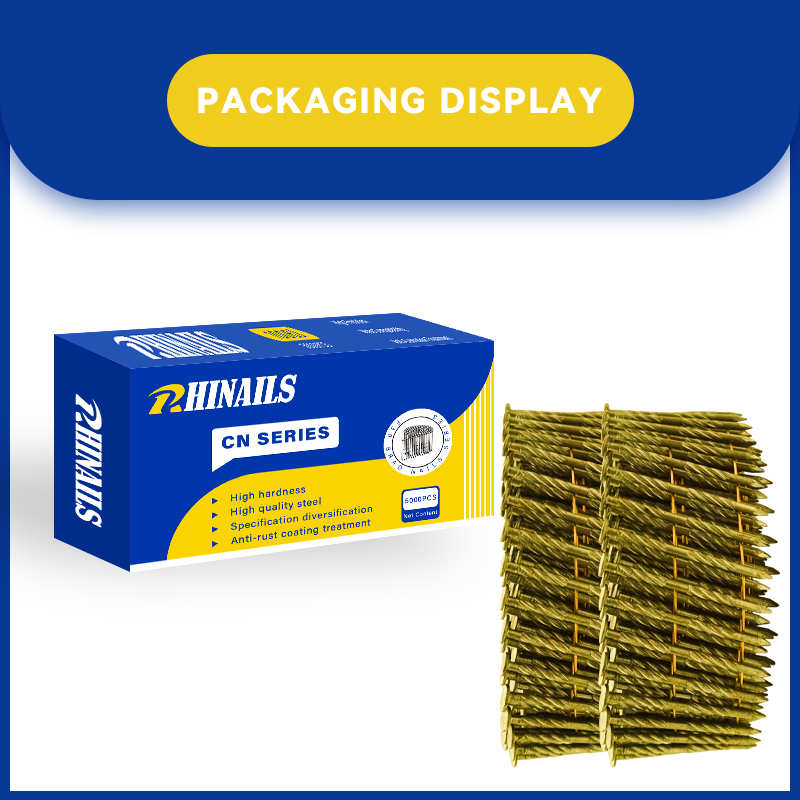 Rhinails Colección de clavos de bobina espiral de la espiral al por mayor - Grado estructural y de techo