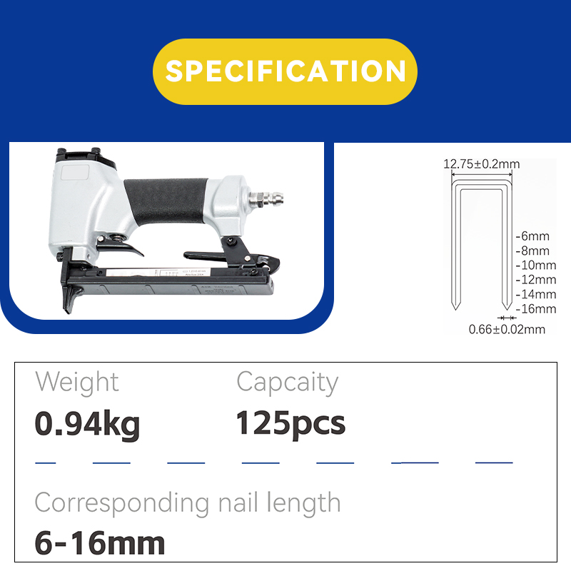 Rhinails 8016 Pneumatic Gun Steel Revista 21GA 6-16 mm