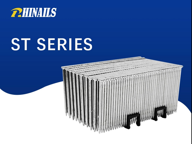 ST Series 55# Combo de uñas Brad de acero (18-64 mm para concreto/carpintería)