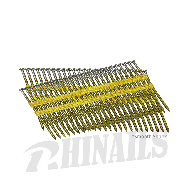 Clavos en tiras de plástico de vástago liso Rhinails de 3,05 x 83 mm para marcos y construcción