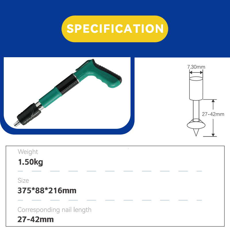 Rhinails Manual Fire Cail Gun para concreto y techos