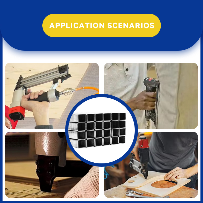 Grapas neumáticas galvanizadas calibre 22 Rhinails serie 10F (longitud de 4 mm a 13 mm)