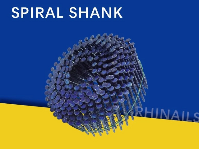 Rhinails Colección de clavos de bobina espiral de la espiral al por mayor - Grado estructural y de techo