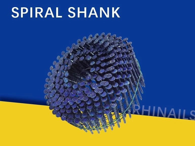 Rhinails Colección de clavos de bobina espiral de la espiral al por mayor - Grado estructural y de techo