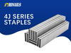 4J Universal Zinc Coated Staples - Rango de tamaño completo (2/5 'a 1 ') | Grandeo de paleta de acero galvanizado de calibre 20