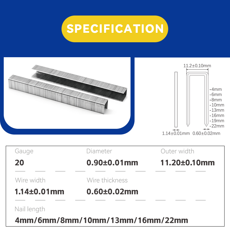 Rhinails 10J múltiples aplicaciones grapas recopiladas