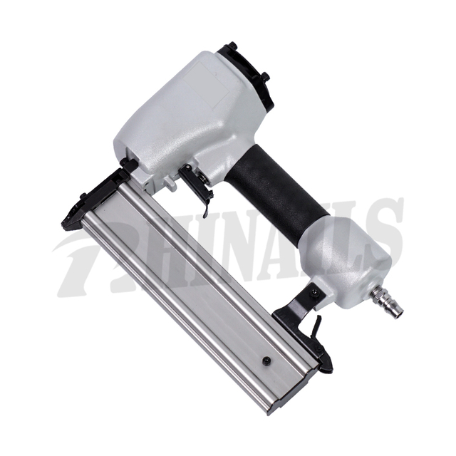 Clavadora neumática de acabado Rhinails serie T para madera dura, marcos de sofás y zócalos