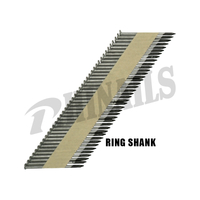 Clavos en tira de papel con vástago de anillo de cabeza redonda compensada Rhinails (2,87 × 60 mm)