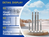 Rhinails Bugle Head Tornillos Autod-tocados Collection | 1022a 65# acero | 13-50 mm para paneles de yeso y enmarcados