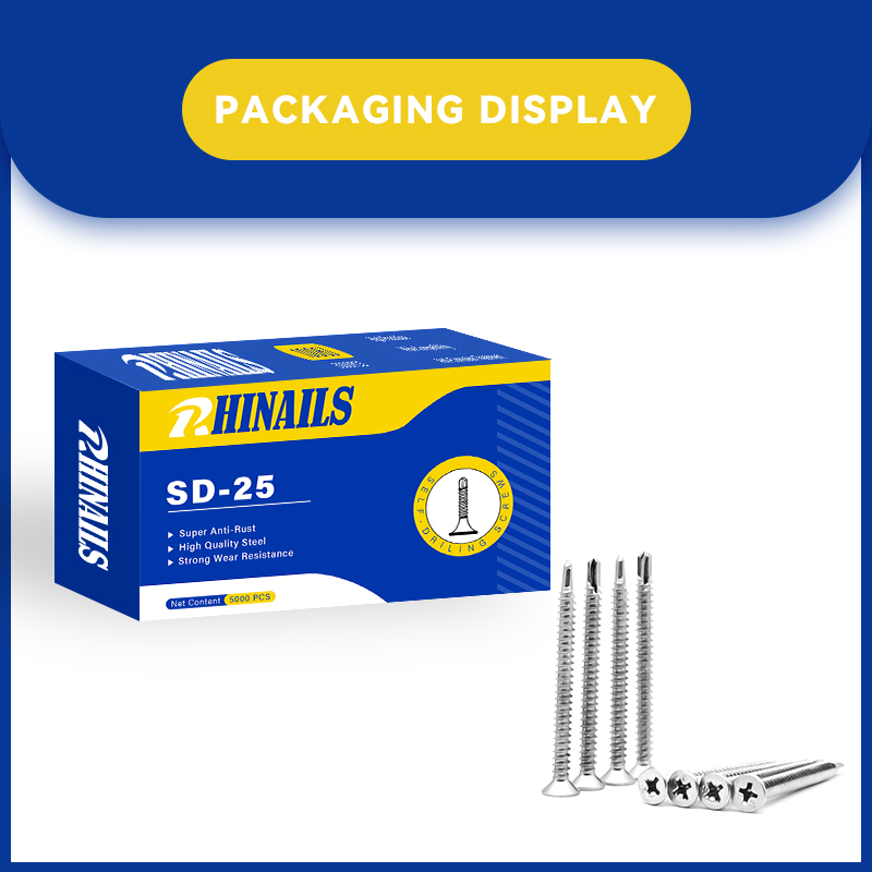 Rhinails Bugle Head Tornillos Autod-tocados Collection | 1022a 65# acero | 13-50 mm para paneles de yeso y enmarcados